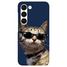 유스픽 네이비 키치캣 하드 휴대폰 케이스