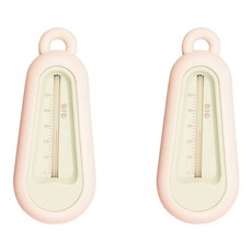 ABM 沐浴溫度計, 粉紅色, 2個