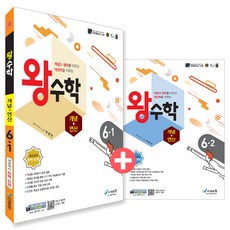 왕수학 개념 연산 1 2학기 전 2권 세트, 수학, 초등 6학년