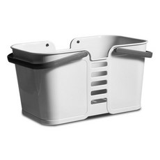 THE ZAKKA 多功能排水沐浴籃, 灰色, 1個