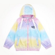 JELISPOON 兒童菱格紋連帽防風夾克