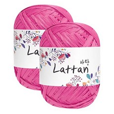 Yarna 藤編拉菲草編織線 40g, 2個, 30號(霧面)