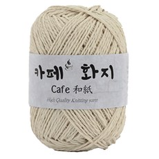 yarna 카페화지 뜨개실 40g, 1개, 5 연베이지 1개, 5 연베이지