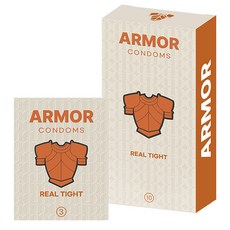아머 리얼타이트 무꼭지 일반형 콘돔 3p + 10p 세트, 1세트