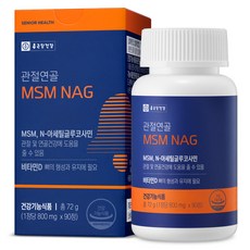 Chong Kun Dang 鍾根堂 MSM NAG維生素D保健錠 72g, 1個, 90顆