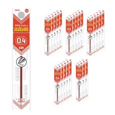 JAVAPEN Select 錐形中性筆芯 0.4mm, 24個, 紅色