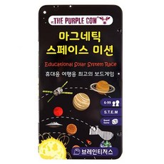 Brainteasers Purple Cow 磁鐵太空任務桌遊, 混合顏色