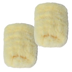 yarna 밍크 모루 털실 20mm, 6 연노랑, 2개