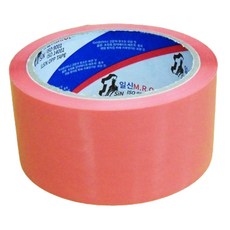 Ilshin MRO 彩色封箱膠帶 中型包裝 粉紅色 48mm x 40m 50入, 1個