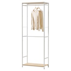 룸앤홈 어반드레스룸 행거 800 기본형, 화이트 + 내추럴 홈인테리어/가구 반품 최저가 63,530원