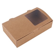 Picnic&Package 開窗海苔飯捲牛皮紙餐盒, 50個, 1入