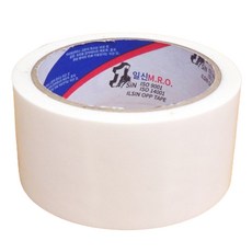 Ilshin MRO彩色封箱膠帶 中包裝 白色 48mm*40m 50入, 1個
