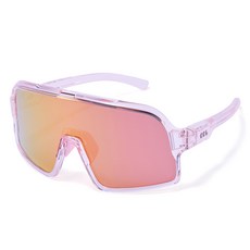 코코릭 아동용 미러렌즈 스포츠 브레드 선글라스, 핑크클리어, 1개