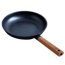 Modern House 電磁爐適用鈦塗層不沾木柄平底鍋, 1個, 24cm