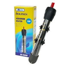 Amazon 海豚水族箱加熱器 AH-55HW, 1個