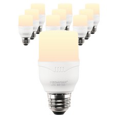 Vitson Wonha T型 LED 曼佳美 燈泡 白色 8W YTT45Z1-082630, 燈泡色, 10個