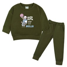 KIDSCREW 兒童灌籃大學T上下套裝