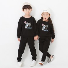 KIDSCREW 兒童灌籃大學T上下套裝