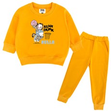 KIDSCREW 兒童灌籃大學T上下套裝