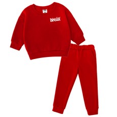 키즈크루 아동용 비치토커 맨투맨 상하의 세트