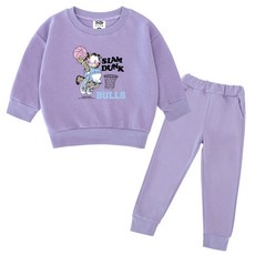 KIDSCREW 兒童灌籃運動衫上下套裝