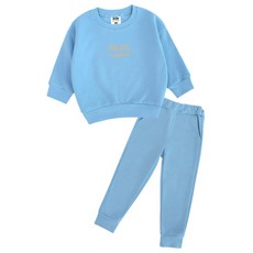 키즈크루 아동용 온리헬로 맨투맨 상하의 세트