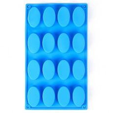 Cooking Plus 16個雞蛋麵包矽膠模, 藍色, 1個