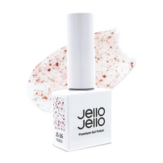 Jello Jello 櫻花Fleur Terra亮片凝膠指甲油, 10ml, 木質大地(JS-16), 1個