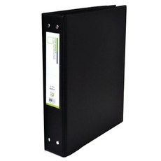 Alpha mall 高週波梯式活頁夾 Semi A4 3孔 AS-305 5cm, 1個, 黑色