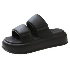 풋온 여성용 마카롱 통굽 슬리퍼 NPOS0337