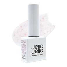 Jello Jello 櫻花芙樂特拉亮片凝膠指甲油, 10ml, 花漾大地(JS-15), 1個