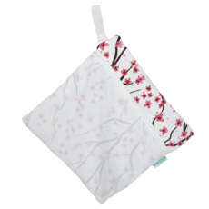 THIRSTIES 雙層乾溼分離防水收納袋 100%聚酯纖維, 38*34cm, Sakura