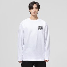 그랜피니 베이직 라운드 클래식 로고 통기성 긴팔 티셔츠