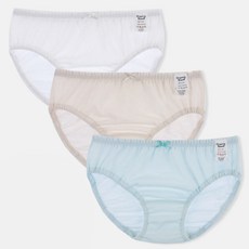 Organic Boom 女童用網眼三角內褲3件組 + 拉鍊袋組合