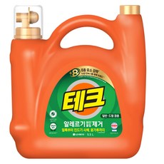 테크 알레르기 원인물질 제거 일반드럼 겸용 대용량 액체세제 본품, 5.5L, 1개