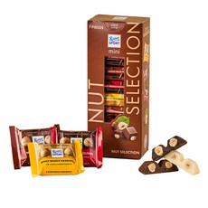Ritter Sport 迷你堅果精選組合巧克力 7入, 116g, 1盒