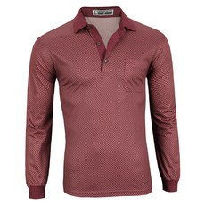 NOIR&BLANC New Eagle 男士換季涼感彈性長袖高爾夫T恤 IW 7077