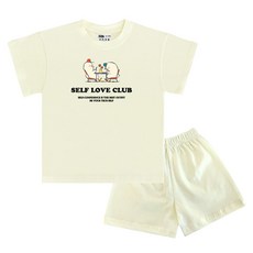 KIDSCREW 兒童透氣Club Self短袖上下套裝