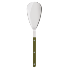 SABRE PARIS Bistrot復古酒館鈕扣系列飯匙淺湯杓 亮面款, 1個, 綠蕨