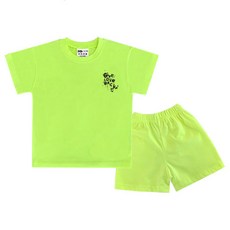 키즈크루 아동용 통기성 기브폰트 반팔 상하세트