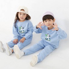 키즈크루 아동용 테니스덕 맨투맨