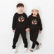 키즈크루 아동용 말괄량이토끼 맨투맨