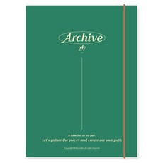 Monolike 典藏硬殼活頁夾 A5 6孔, 1個, 01 綠色