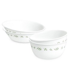 코렐 라임트리 식기 세트, 혼합색상, 면기소 2p + 면기대 2p, 1세트