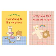 Monolike Unmatched Friends Little Memory Box 相簿 2款套組 A, 20張, Yellow, Pink Check