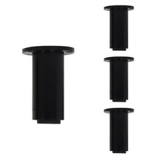 ALLGORR 可調節型家具腳 78~105mm, 黑色, 4個