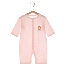 Stardoor 嬰兒全開扣迷你獅子簡約連身衣