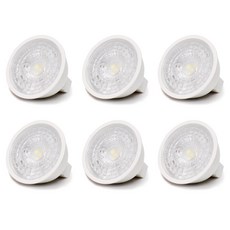 LED 鹵素燈泡 5W MR16, 6個, 晝光色