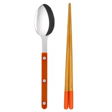 SABRE PARIS Yamachiku 餐具組, 橘色, 湯匙 + 筷子, 1套