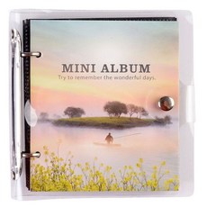 黛西 PVC 透明迷你照片相簿 10.5 x 8 cm, 旅人, 25張